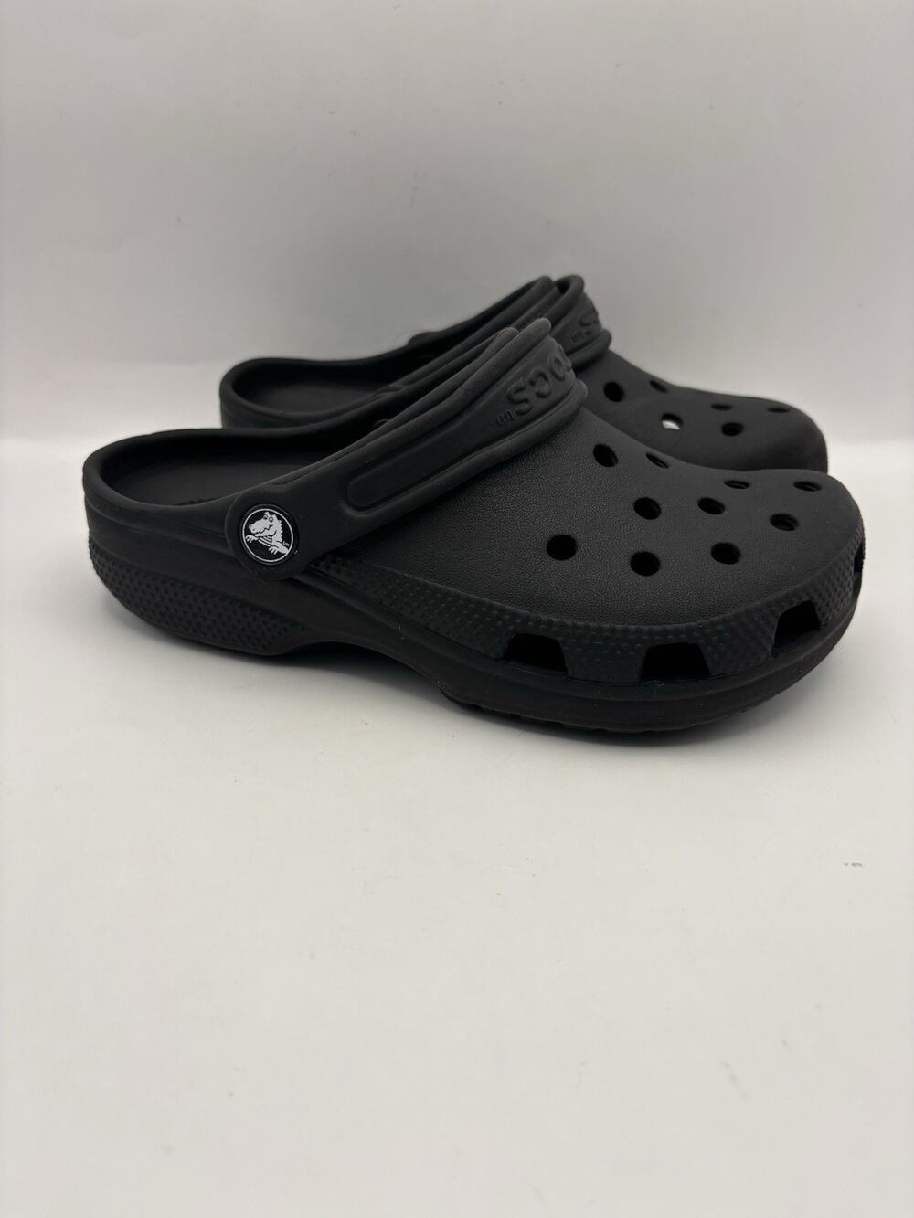 Crocs Classic Black Clogs Kids Size 2